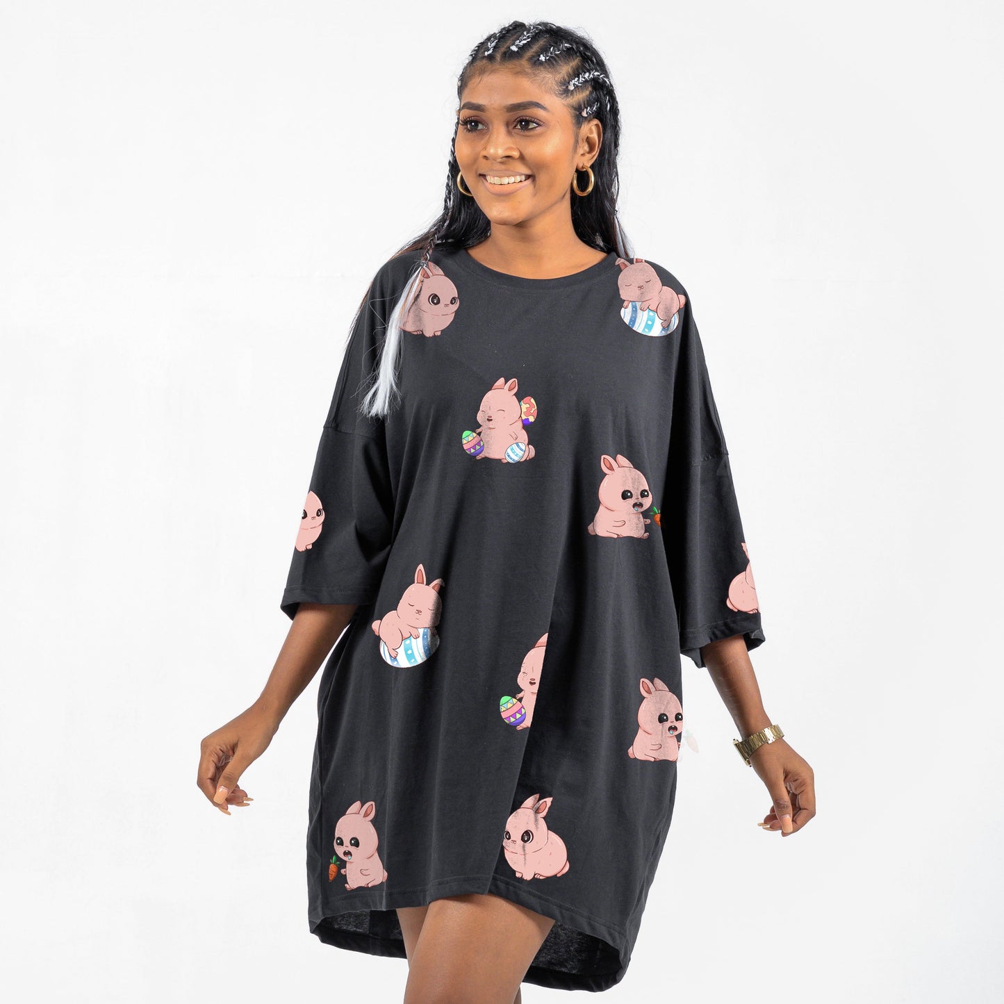 Bunny Bliss Premium Relax Tee (50% OFF)