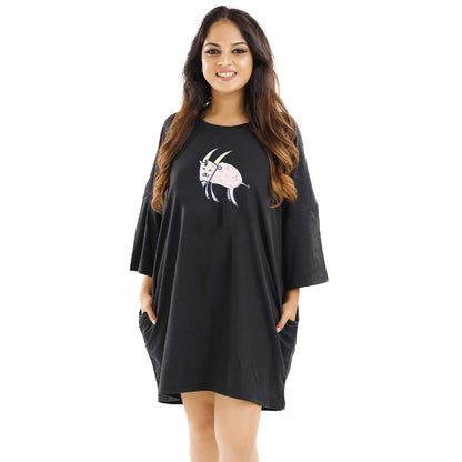 Aries Oversized Relax Tee (Black Friday Offer 70% OFF)