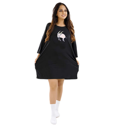 Aries Oversized Relax Tee (Black Friday Offer 70% OFF)