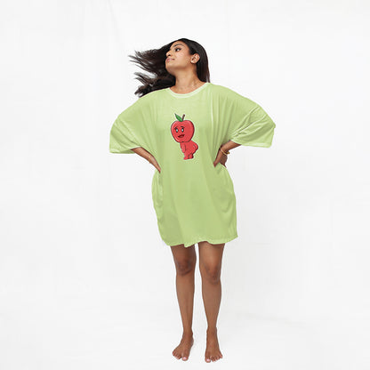 Fit Apple Oversized Relax Tee (Black Friday Offer 70% OFF)