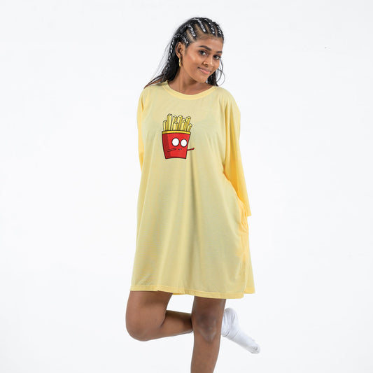 Cute Fries Relax Tee (50% OFF)