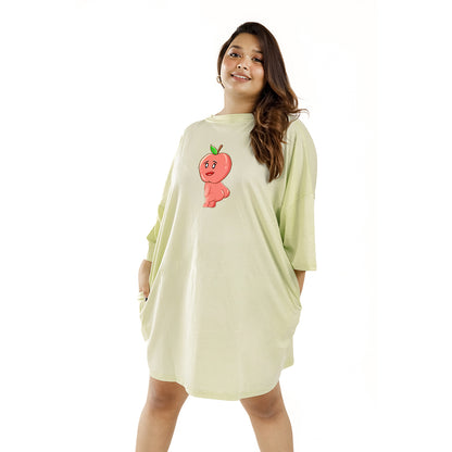 Fit Apple Oversized Relax Tee (Black Friday Offer 70% OFF)