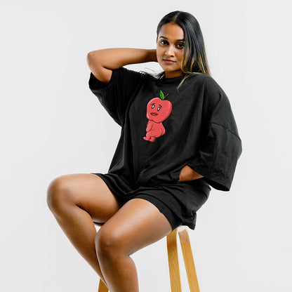 Fit Apple Oversized Relax Tee (Black Friday Offer 70% OFF)